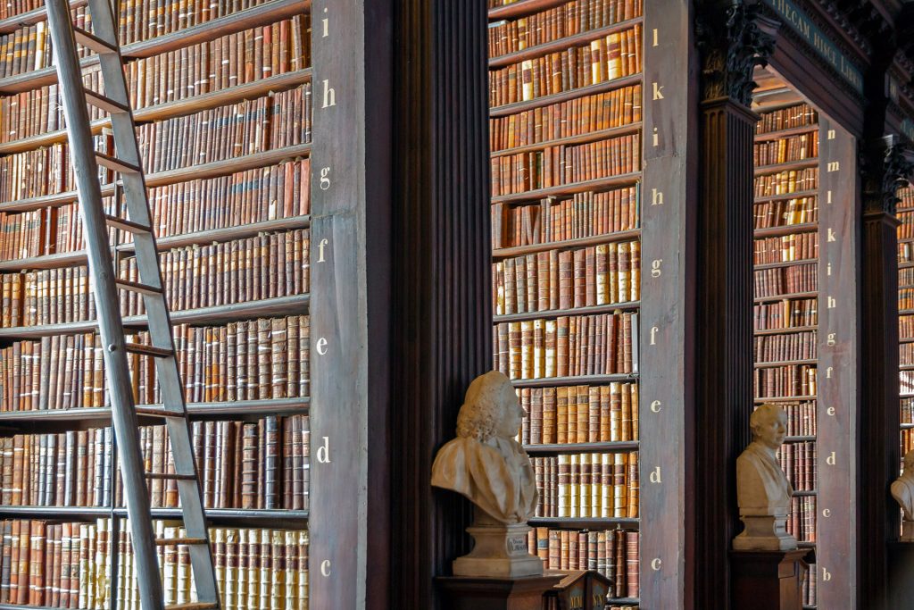 Trinity Library, home of the Book of Kells